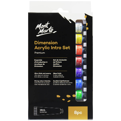 Buy Mont Marte Dimension Acrylic Color Set 8pc*18ml at Best Prices in Bangladesh