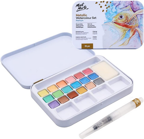 Buy Mont Marte Metallic Water color set 21 pcs at Best Prices in Bangladesh