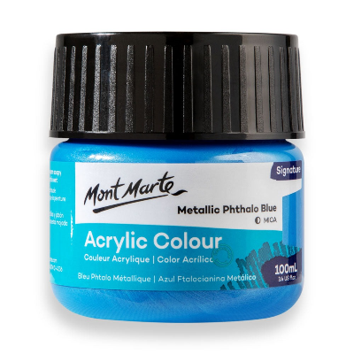 Buy Mont Marte Acrylic Color Paint 100ml-Metallic Pthalo Blue at Best Prices in Bangladesh