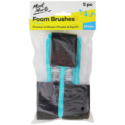 Buy Mont Marte Foam Hobby Brush 50Mont Marte 5pc Poly Bag at Best Prices in Bangladesh