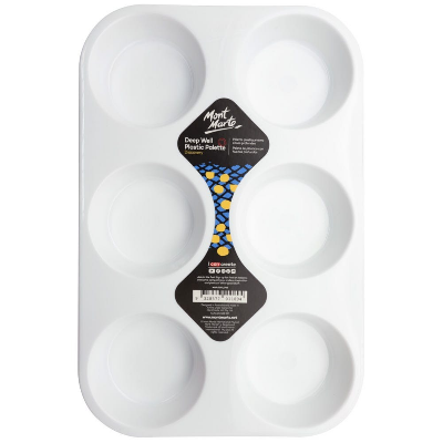 Buy Mont Marte Deep Well Plastic Palette 6 hole at Best Prices in Bangladesh