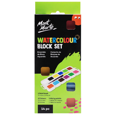Buy Mont Marte Kids Watercolor Block Set 14pc at Best Prices in Bangladesh