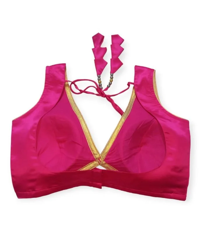 Picture of Hot Pink Sleeveless Blouse For Women
