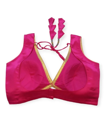 Picture of Hot Pink Sleeveless Blouse For Women