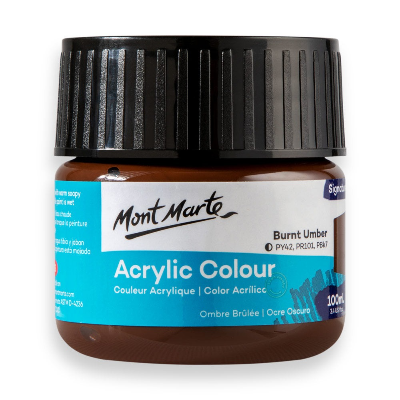 Buy Mont Marte ACRYLIC COLOR PAINT 100ML-BURNT UMBER at Best Prices in Bangladesh