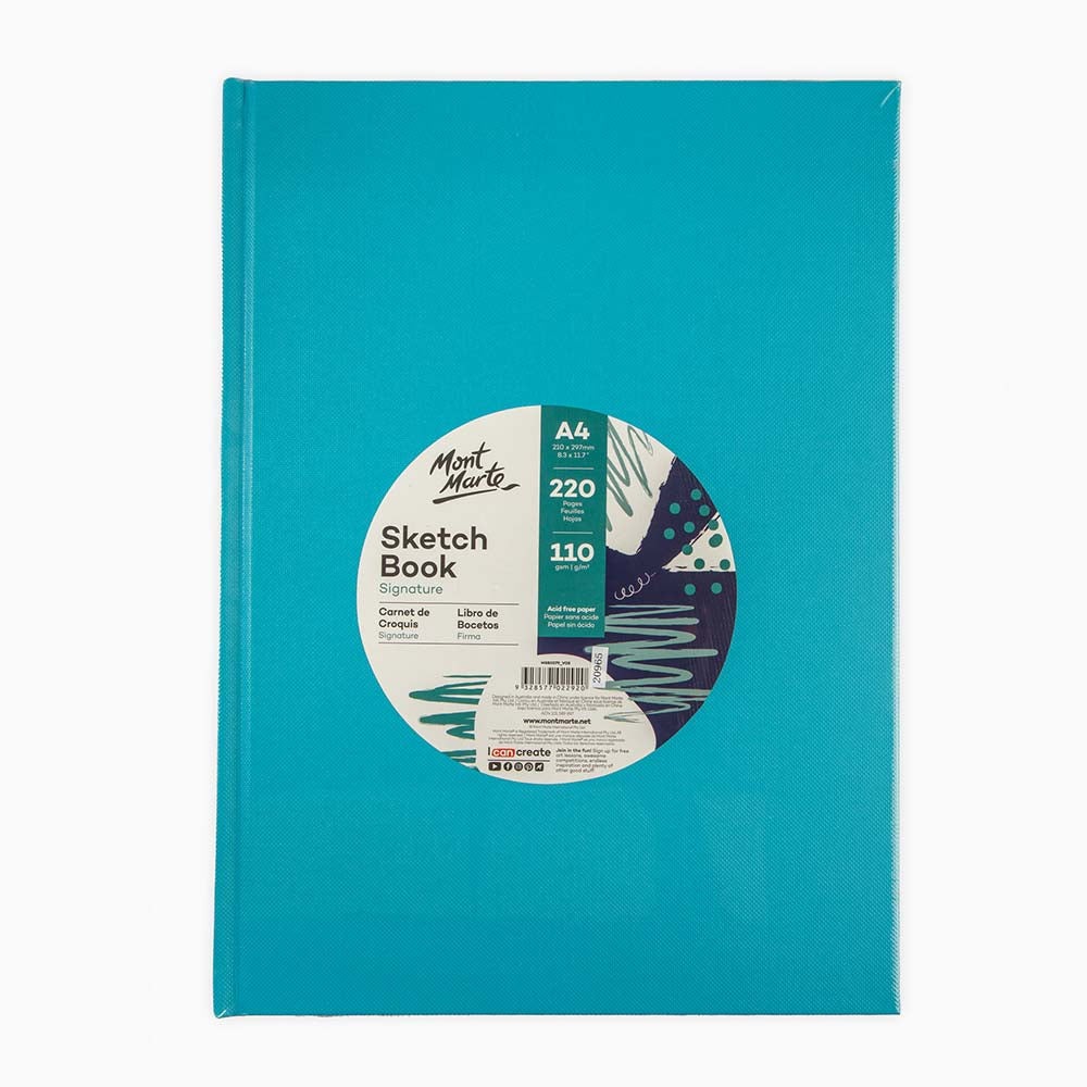 Buy Mont Marte Sketch Book A4 Hard Cover 220pg 110gsm at Best Prices in Bangladesh