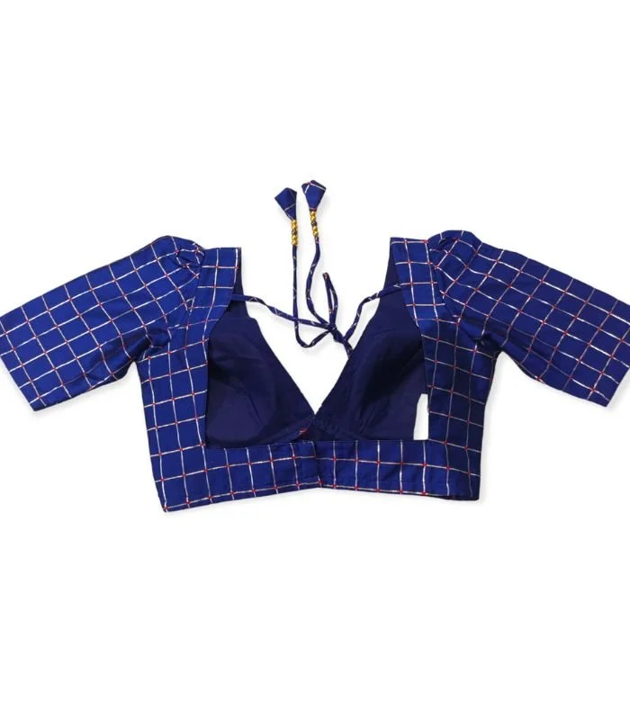 Picture of Royal Blue Katan blouse For women