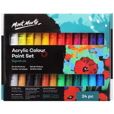 Buy Mont Marte Acrylic Color Paint Set 24pc*36ml at Best Prices in Bangladesh