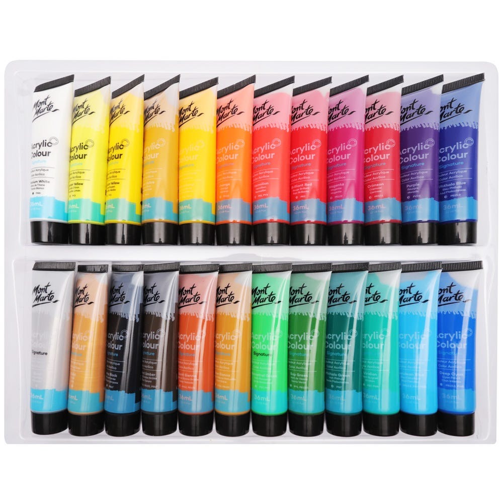 Buy Mont Marte Acrylic Color Paint Set 24pc*36ml at Best Prices in Bangladesh
