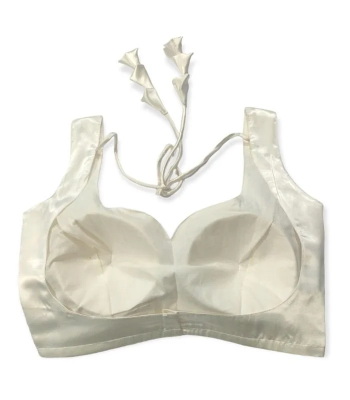 Picture of White Color Sleeveless Blouse For Women