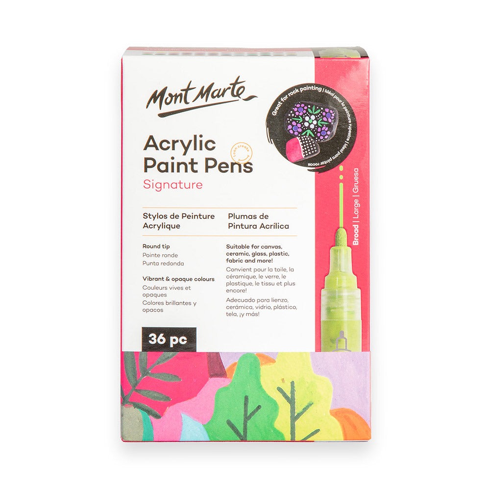 Buy Mont Marte Acrylic Paint Pens Broad Tip 36pc at Best Prices in Bangladesh