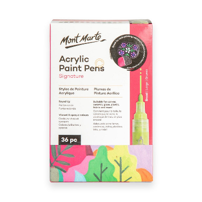 Buy Mont Marte Acrylic Paint Pens Broad Tip 36pc at Best Prices in Bangladesh