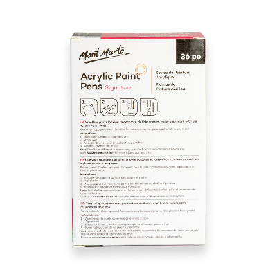 Buy Mont Marte Acrylic Paint Pens Broad Tip 36pc at Best Prices in Bangladesh