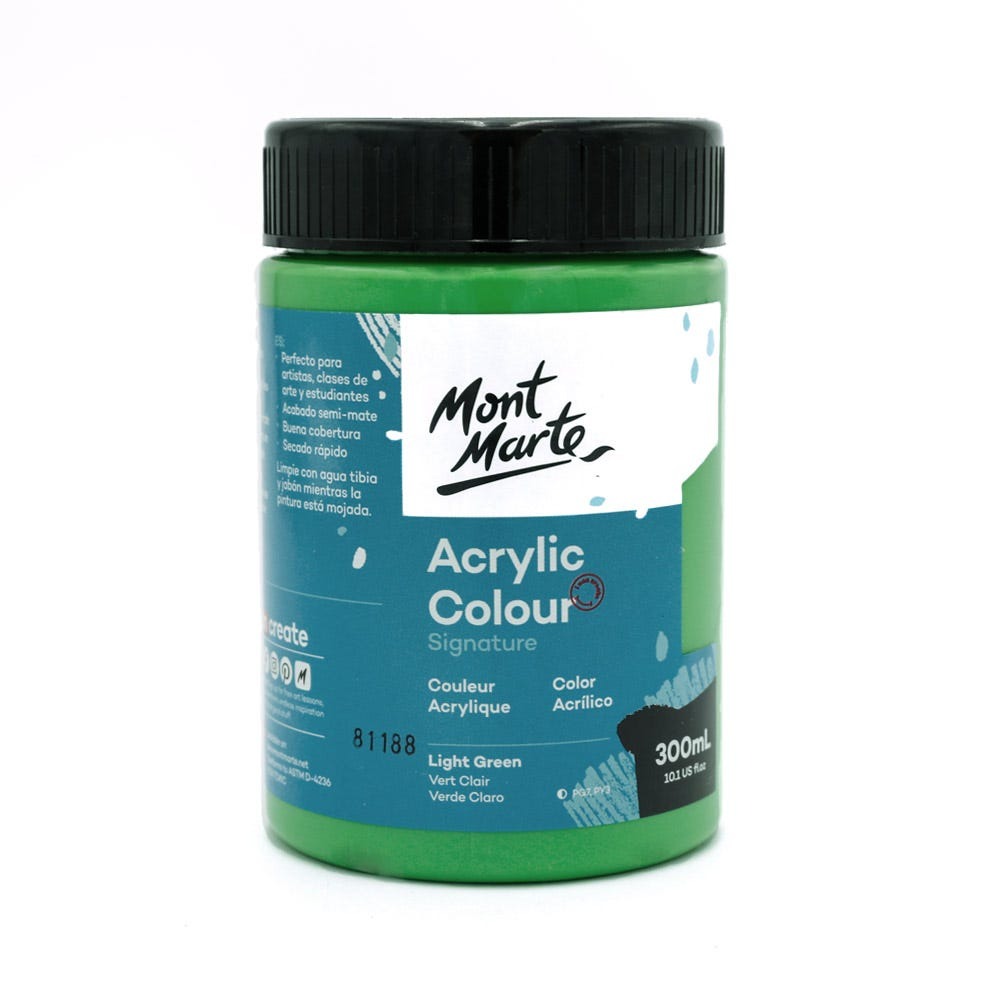 Buy Mont Marte Acrylic Colour Paint 300ml -Light Green at Best Prices in Bangladesh