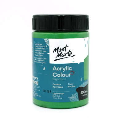 Buy Mont Marte Acrylic Colour Paint 300ml -Light Green at Best Prices in Bangladesh
