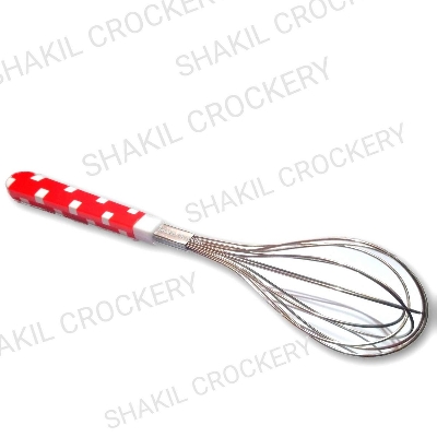 Picture of Stainless Steel Hand Egg BEATER with Plastic Handle-10 inches