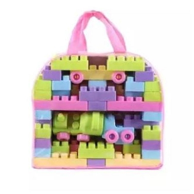 Picture of Plastic Building Blocks Toys - Multi Color