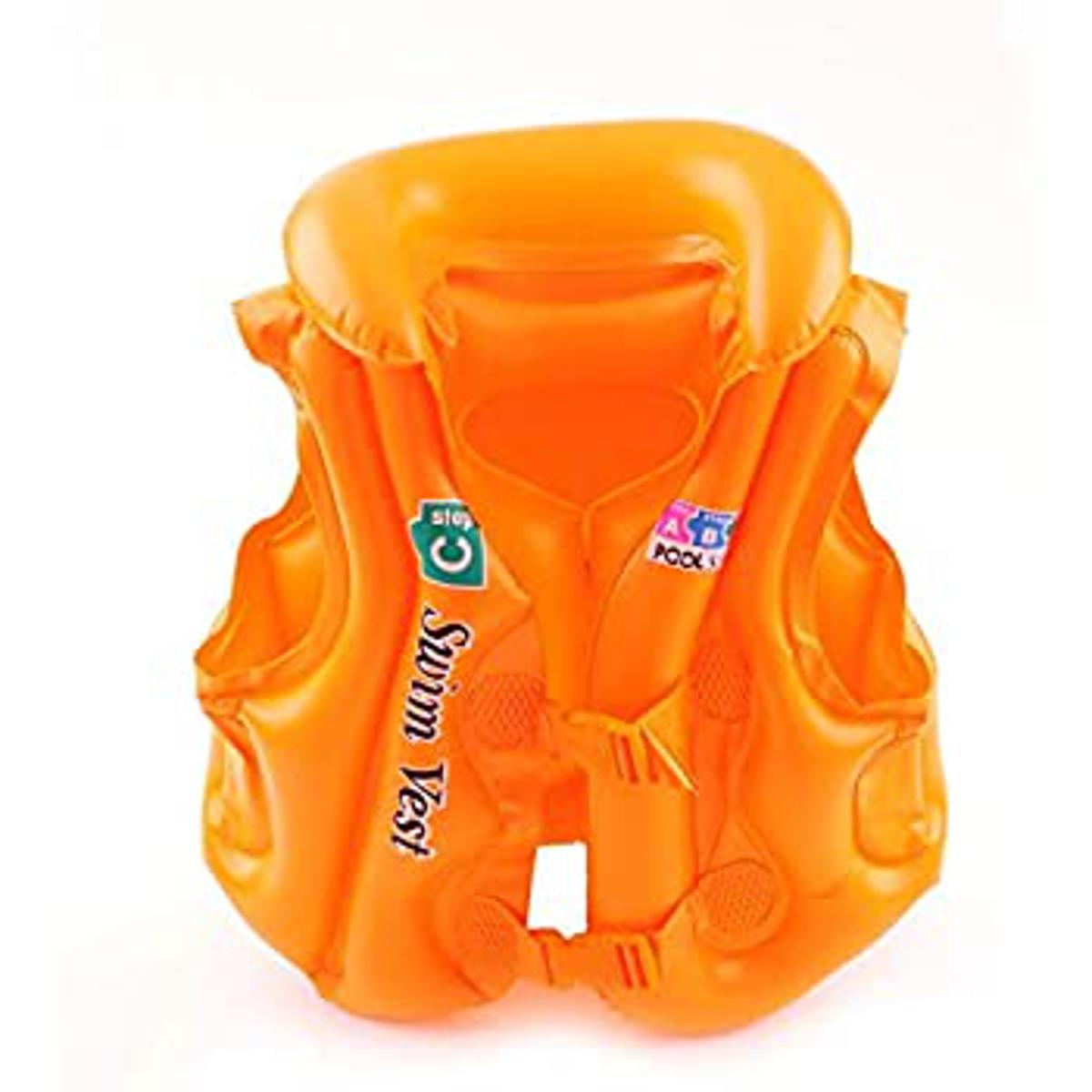Picture of Plastic Swimming Vest Jacket for Kids - Orange