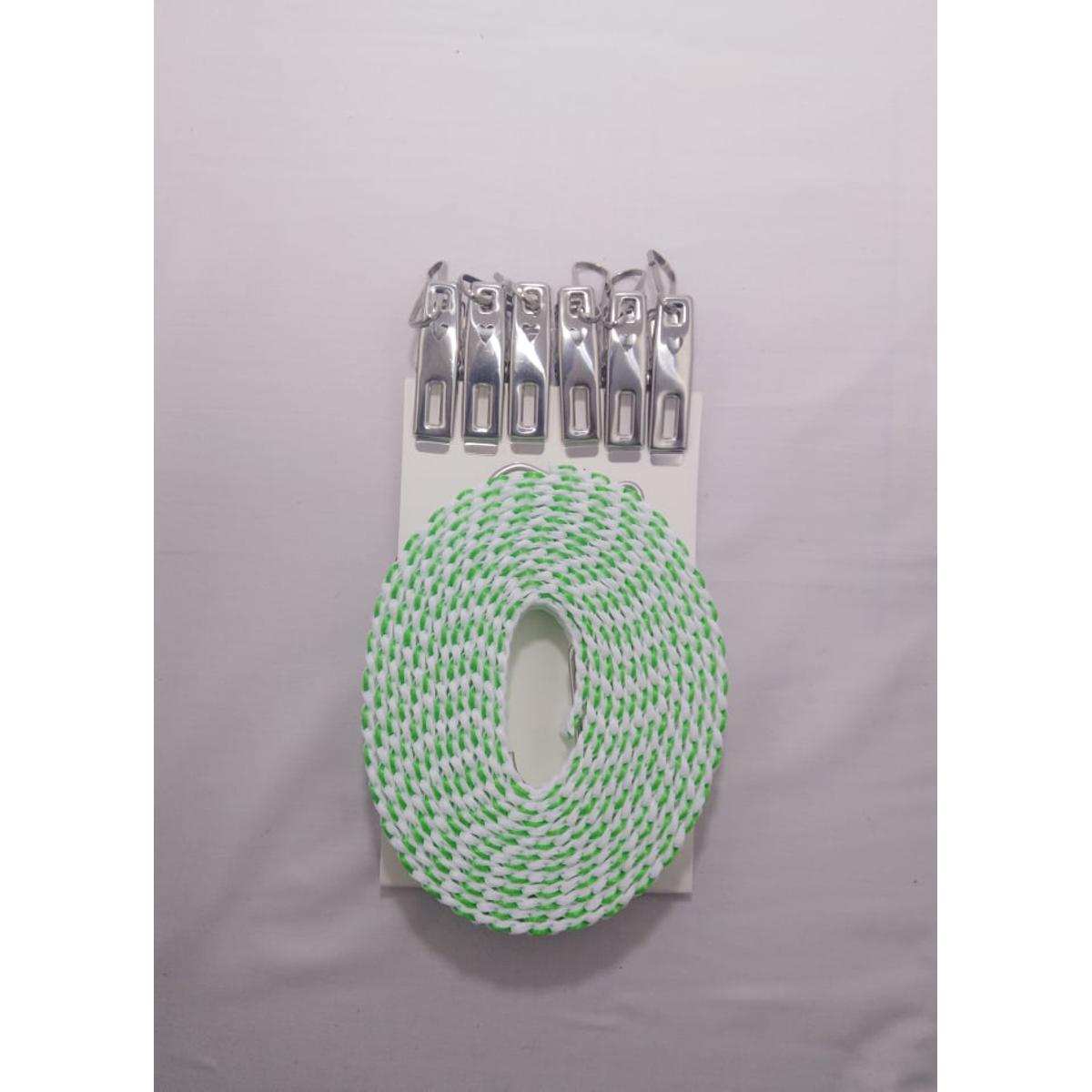 Picture of Clothes Hanger Rope Nylon Clothesline With  Metal Hook