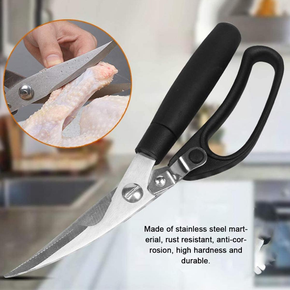 Picture of Stainless Steel Fish and Grill Cutter Scissor - Multicolor