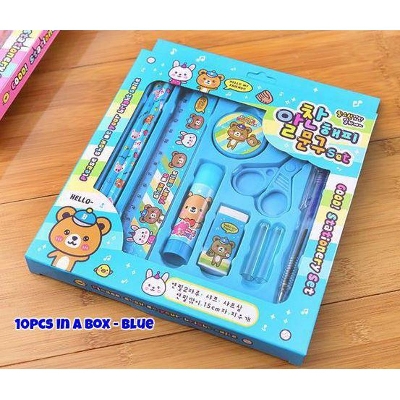 Picture of Back to school gift set for kids - Blue