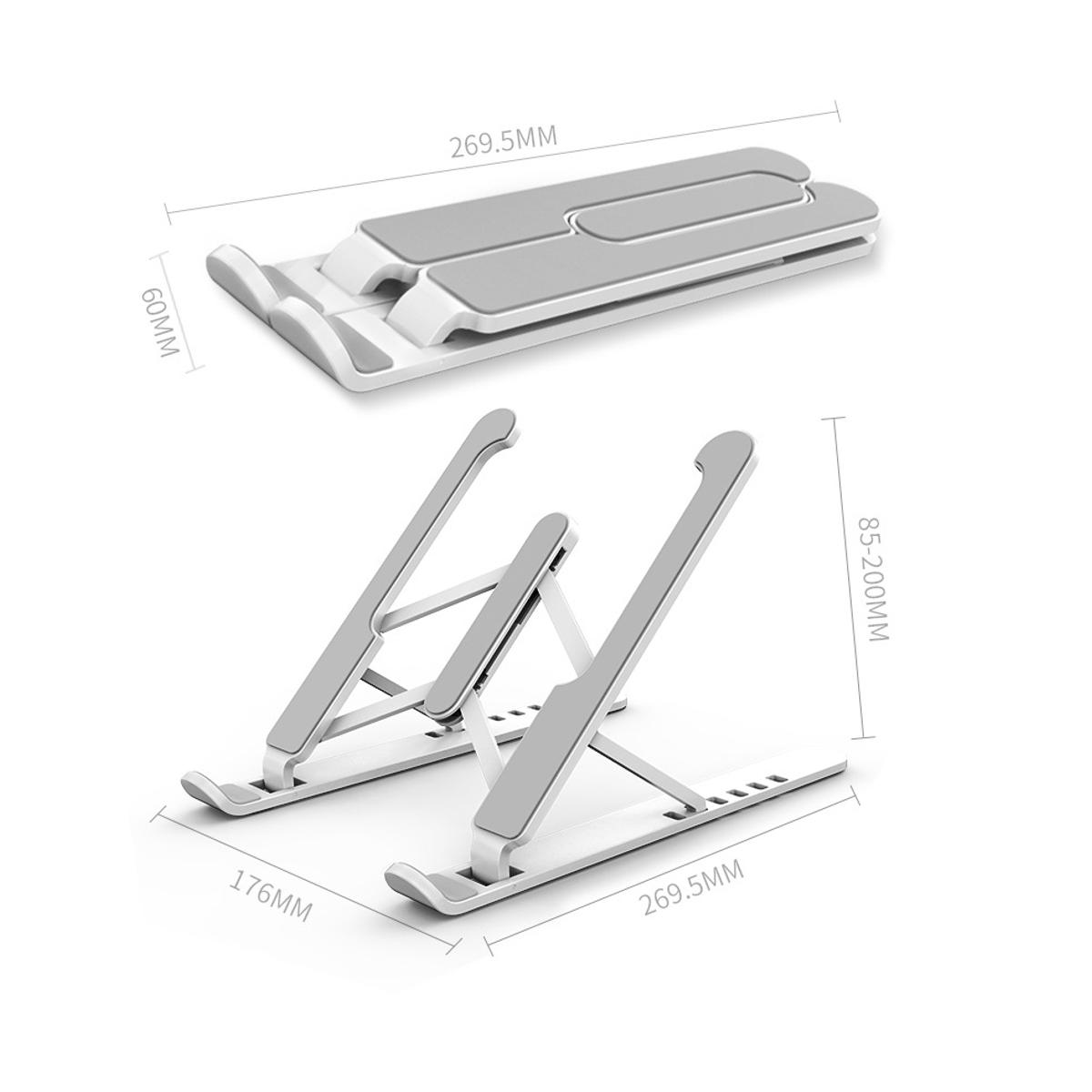 Picture of Foldable Adjustable Stand Portable Laptop Holder Mounts High-Fidelity Design Good Effect And Easy To Use - Laptop Table