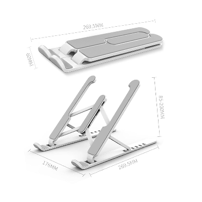 Picture of Foldable Adjustable Stand Portable Laptop Holder Mounts High-Fidelity Design Good Effect And Easy To Use - Laptop Table
