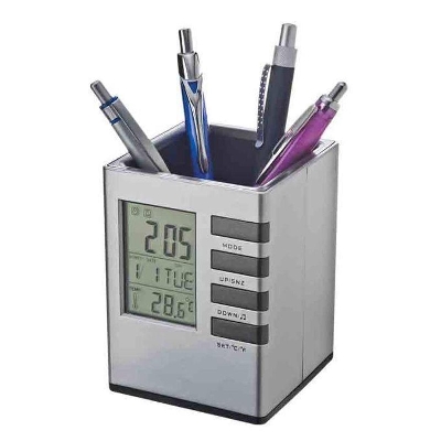 Picture of Pen Holder with Digital Watch