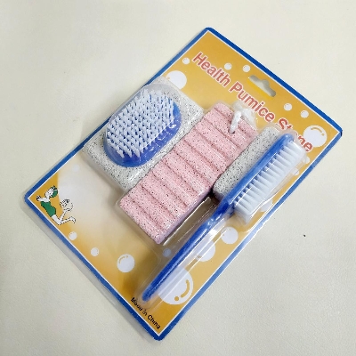 Picture of Foot Pedicure Set Health Pumice Stone Set With Handle Exfoliator