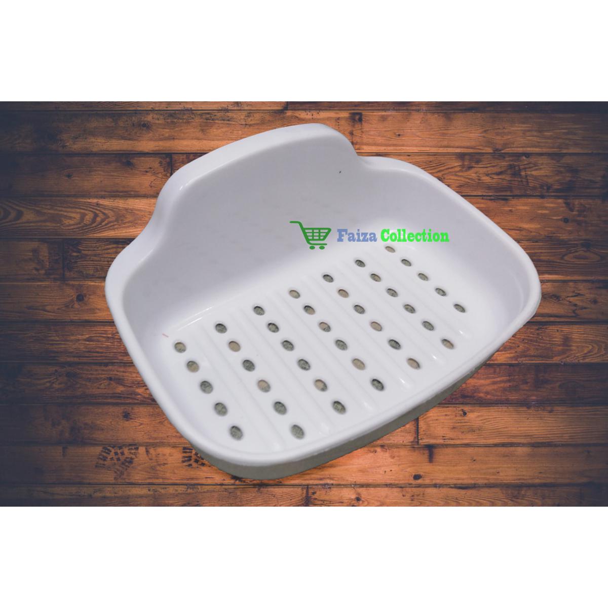 Picture of Bathroom Plastic Draining Soap Case Holder Toilet Shower Soap Dish - Soap