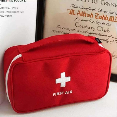 Picture of Portable First Aid Pouch Bag Outdoor Travel Box Medical Medicine Storage Bag