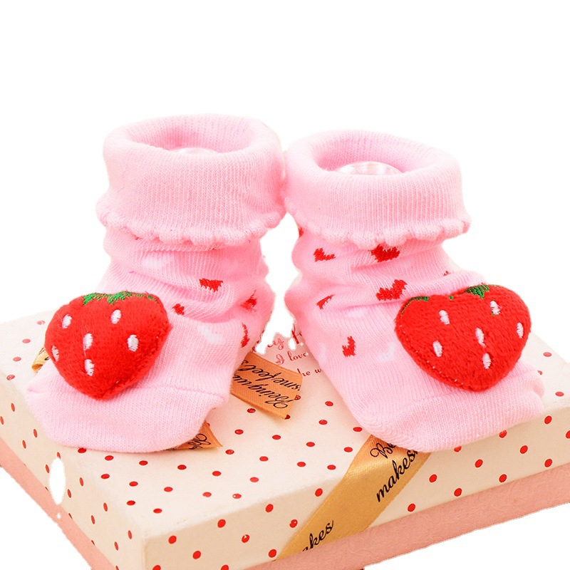 Picture of New Born Baby Cotton Cartoon Face Socks Shoes, 0-3 Months (Multicolor) 565246588