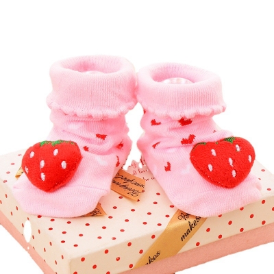 Picture of New Born Baby Cotton Cartoon Face Socks Shoes, 0-3 Months (Multicolor) 565246588