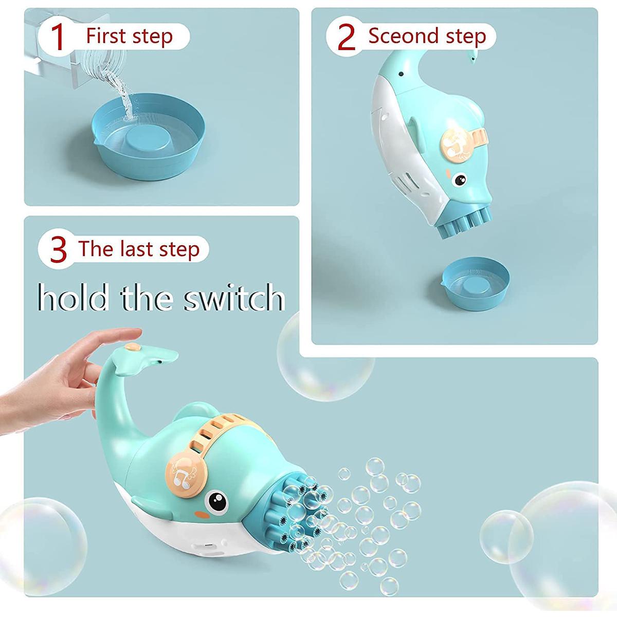 Picture of CUTE DOLPHIN BUBBLE MACHINE.