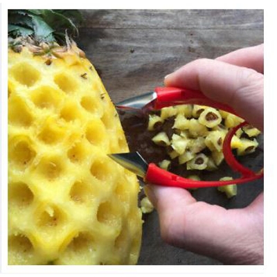 Picture of Pineapple Eye Peeler Carrot Tomato Stem Removal Clip