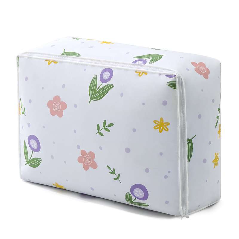 Picture of Clothes Storage Bag Blanket Storage Bag PEVA Foldable Large Capacity Waterproof Dustproof Storage Bag Toy Storage Book Storage Bag