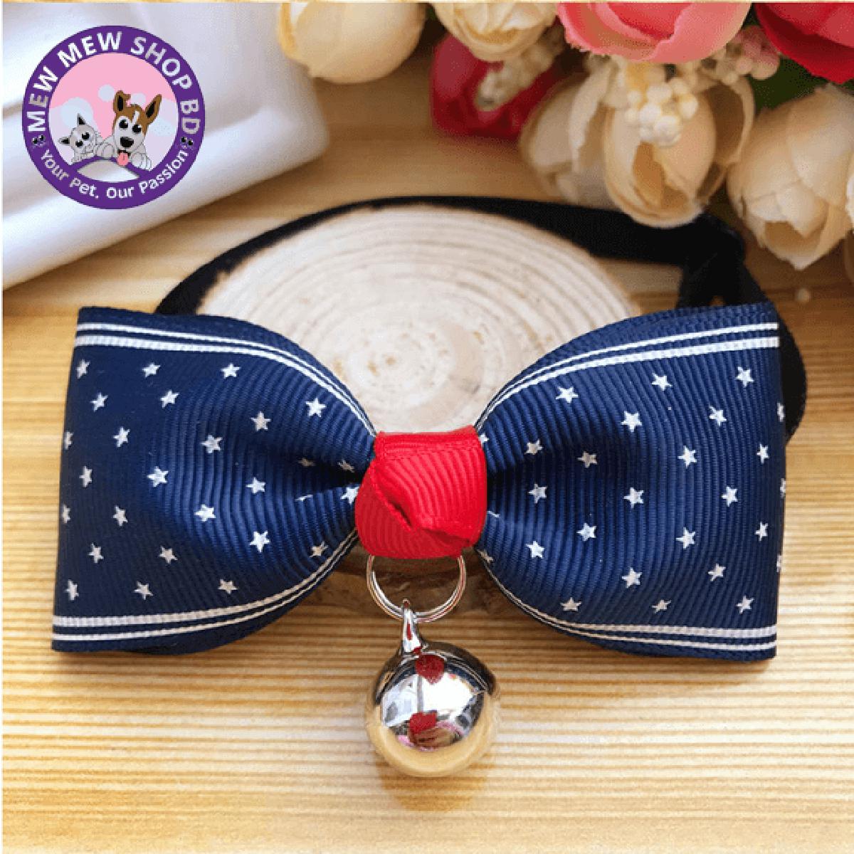 Picture of New Design Cat Collar Neck Bow Strap Multicolors Printed