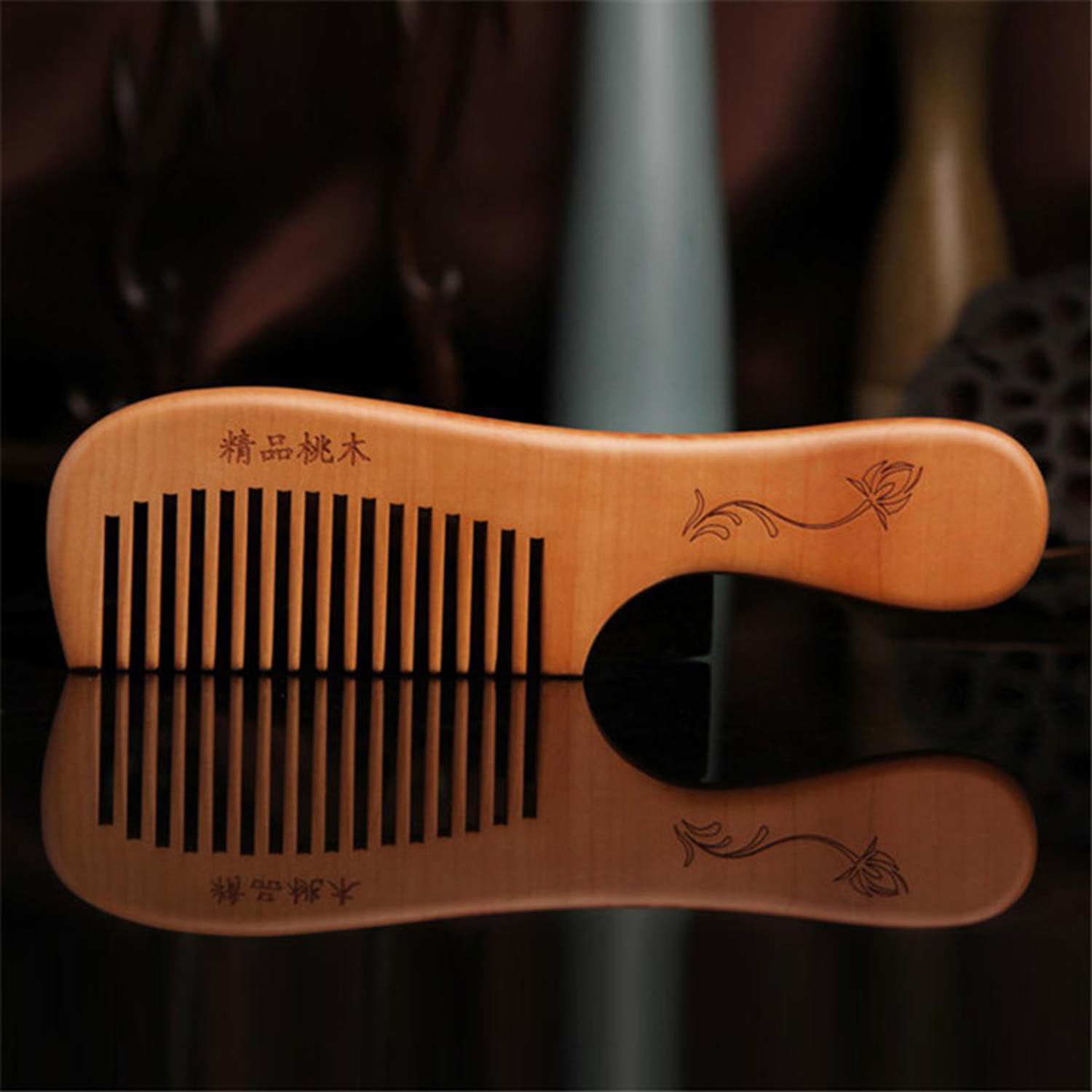 Picture of Wooden Hair Brush/Comb/Chiruni Wooden Hair comb