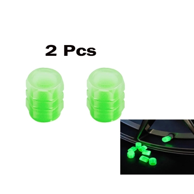 Picture of 2 পিস বাইক হুইল টায়ার রিম এয়ার ভালভ ক্যাপ রেডিয়াম টায়ার এয়ার কভার গ্লো রেডিয়াম লাইট নিয়ন (272595457) - 272595457