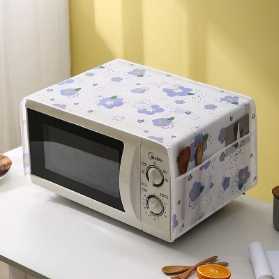 Picture of Oven Cover Dustproof microwave cover/ Beautiful multicolor printed oven cover - Kitchen Rack