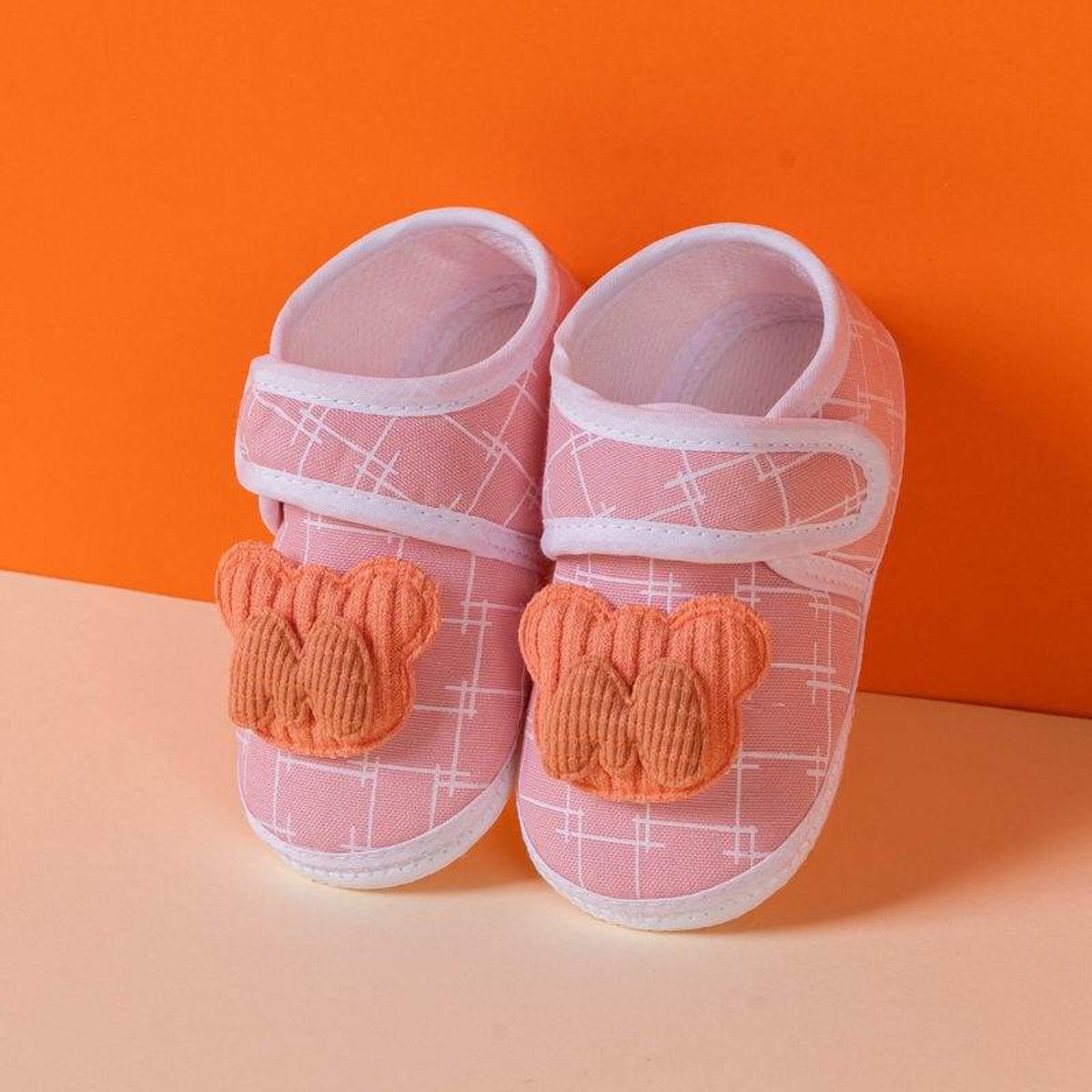 Picture of Fashion Cotton Cloth Baby First Walker Cartoon Infant Boy Girls Shoes Bebe Toddler Moccasins Non-slip Soft Bottom Shoes