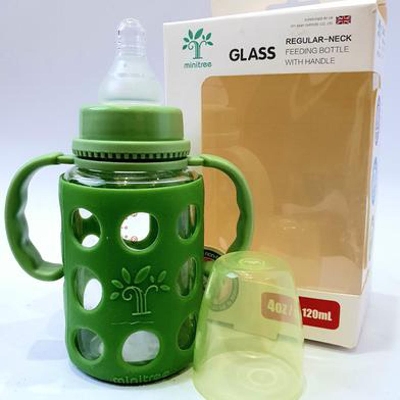 Picture of Minitree Feeding Glass Bottle Feeder For Baby