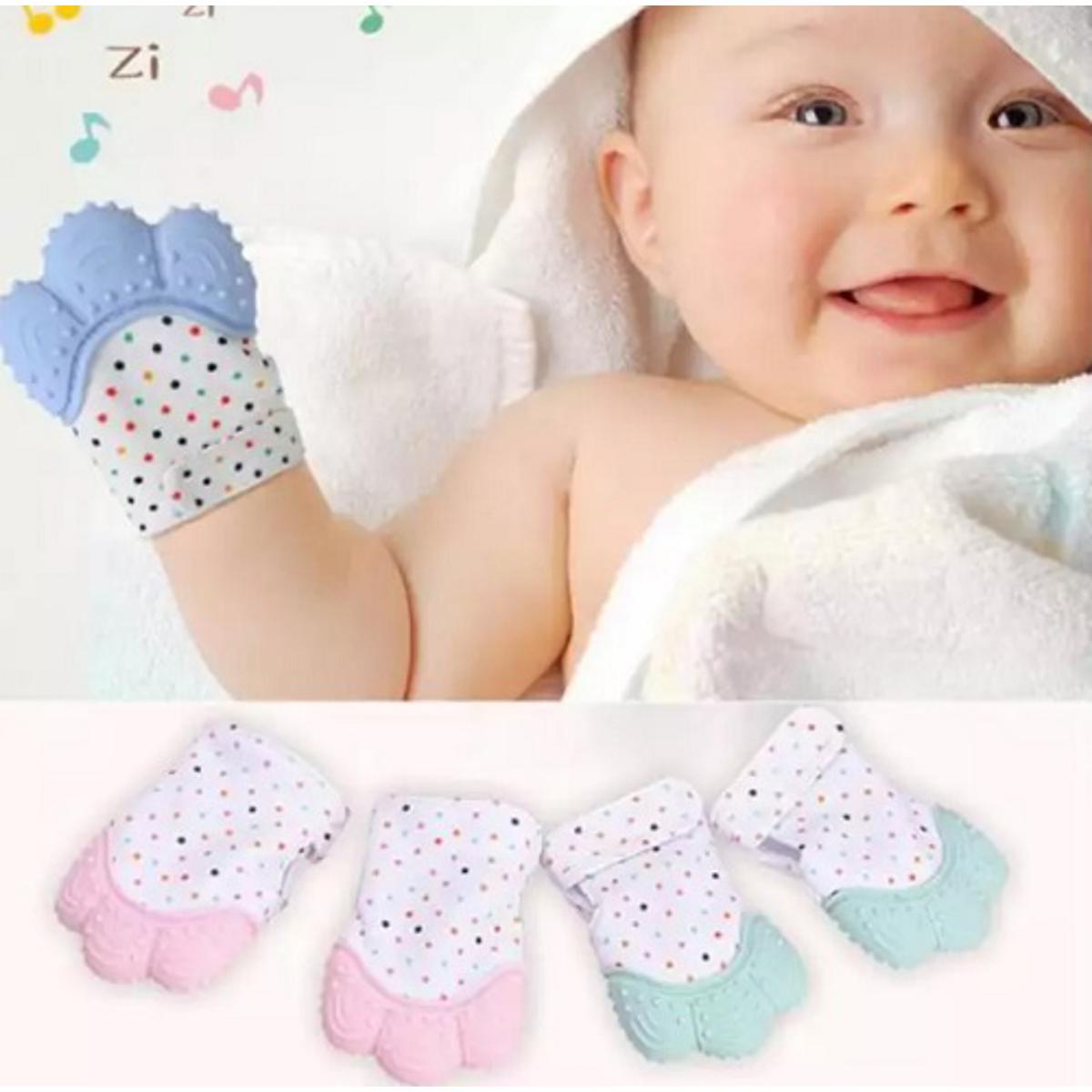 Picture of Baby Mitten Teething Glove Wrapper Teether- 1 Ps (Color as per stock)