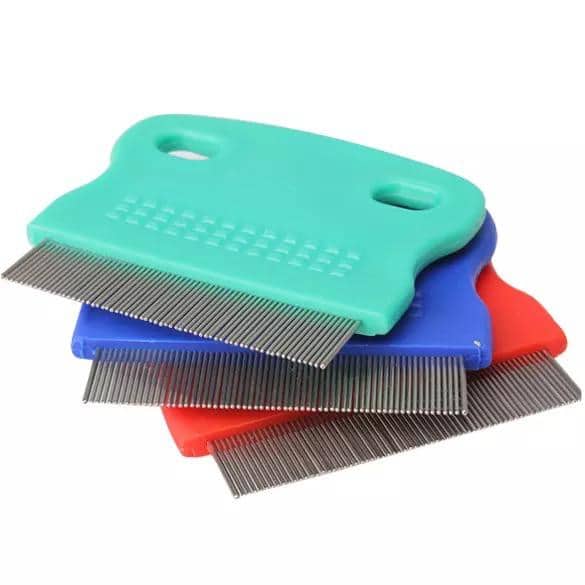 Picture of Hair Lice Comb Brushes Terminator Fine Egg Dust Nit Free Removal Stainless Steel Lice Comb