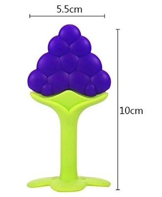 Picture of Teething Baby Toy Silicone Teether Chewable Teething Toy Fruit-shaped Teether BPA-Free Teething Toy Newborn Teething Accessory Soothing Baby Teether Safe Teething Toy Infant Sucking Chew Toy Baby
