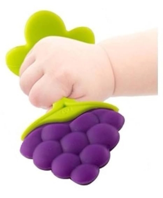Picture of Teething Baby Toy Silicone Teether Chewable Teething Toy Fruit-shaped Teether BPA-Free Teething Toy Newborn Teething Accessory Soothing Baby Teether Safe Teething Toy Infant Sucking Chew Toy Baby