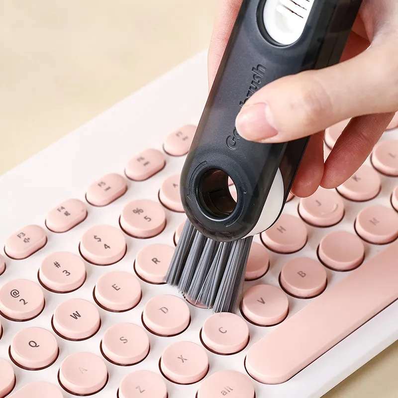 Picture of 3 in 1 Tiny Bottle Cup Lid Detail Brush Straw Cleaner Tools Multi-Functional Water Bottle Cleaning Brush