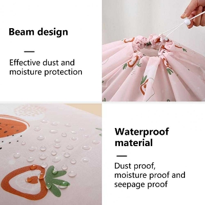 Picture of Large Capacity Clothes Storage Bag Travel Portable Organizer Blanket Toy Container Quilt Pillow Organizer Bedding Storage