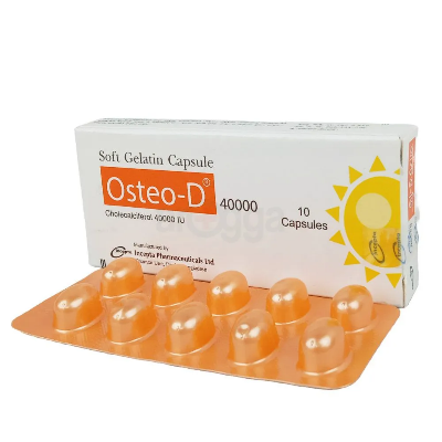 Picture of Osteo-D 40000 Soft Gelatin Cap mg