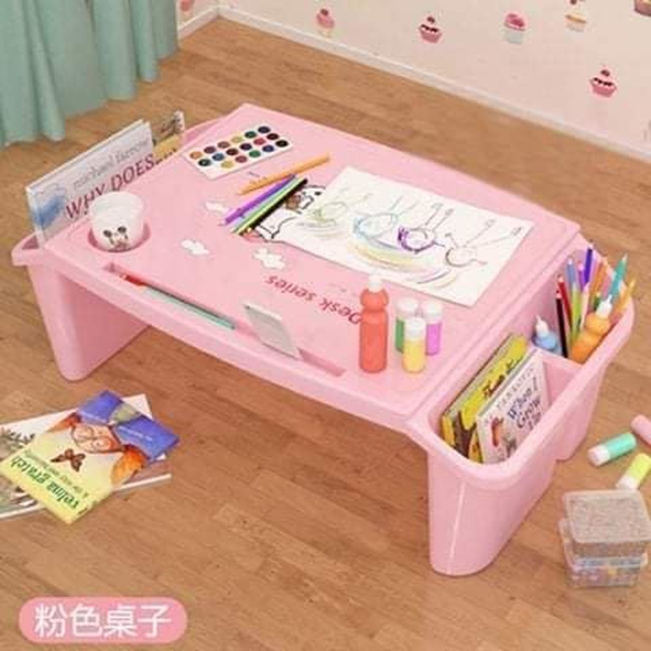 Picture of Baby Reading / Writing Table / Kids Study Table / Storage Box Plastic